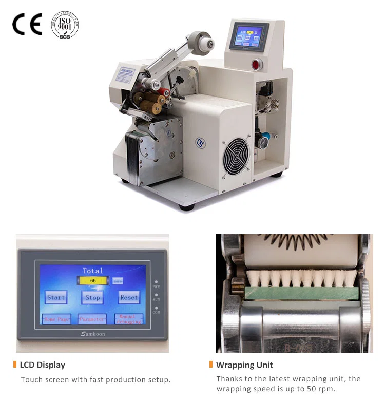 Tape Wrapping Cable Machine For Wire Harness, Auto Cable Wire Taping Machine, Cable Wire Harness Tape Wrapping Machine ワイヤーハーネス用テープラッピングケーブルマシン、オートケーブルワイヤーテーピングマシン、ケーブルワイヤーハーネステープラッピングマシン