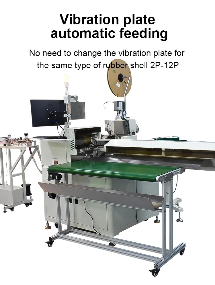 multiple wires penetrate plastic plugs shell, wire stripping position terminal crimping tinning machine, View Plastic shell inserting machine multiple wires penetrate plastic plugs shell, wire stripping position terminal crimping tinning machine, View Plastic shell inserting machine