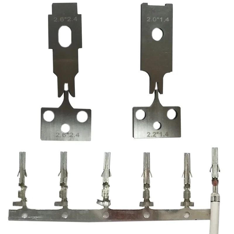 Terminal Crimping Blade, Terminal Crimping Blade And Cutter, Knife Blades And Cutter For Electric Terminal Crimping 端子圧着ブレード、端子圧着ブレードとカッター、電気端子圧着用ナイフブレードとカッター
