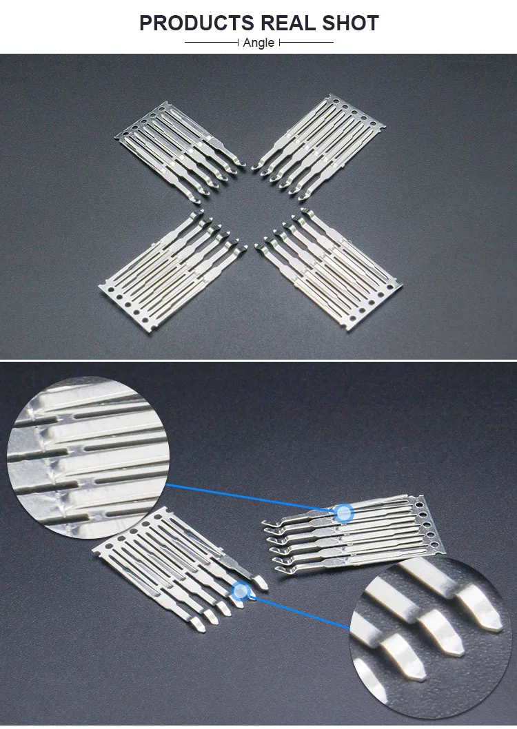 PCBはんだ端子コネクタ、真鍮オス端子コネクタ、OEM精密スタンピング端子コネクタ