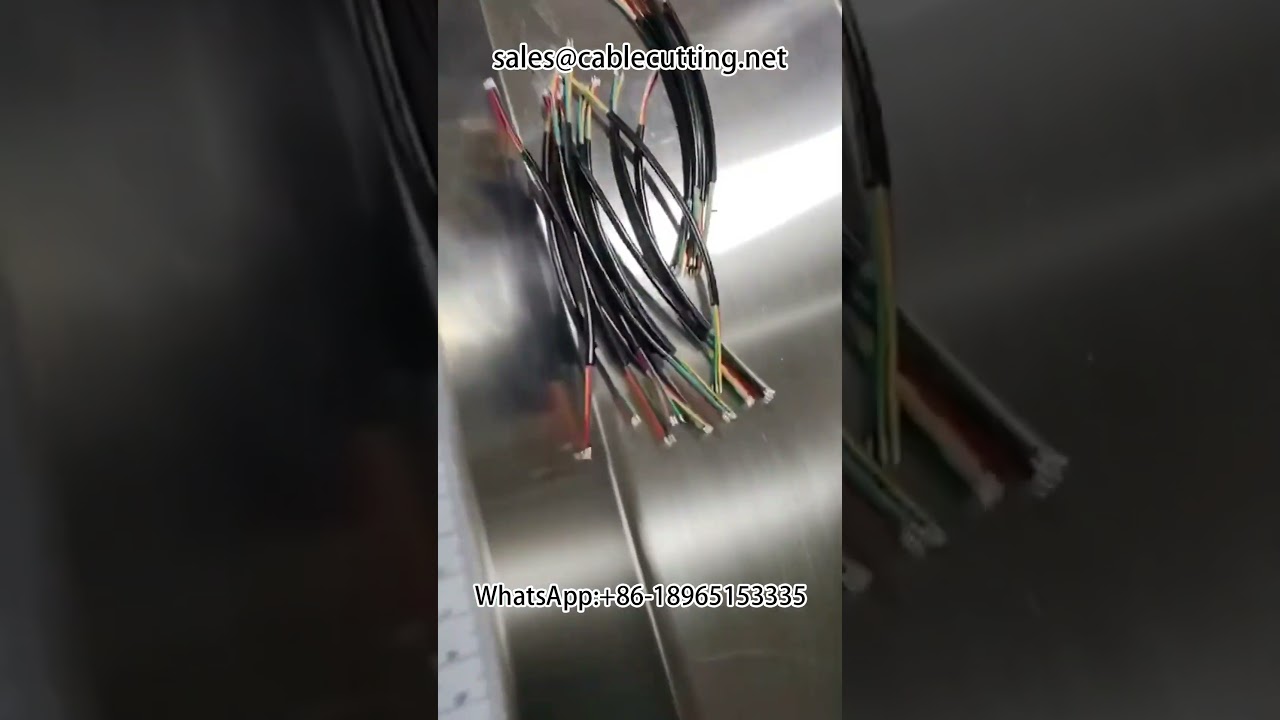 Sheath wire stripping and tinning machine #harness Equipment #terminal machine