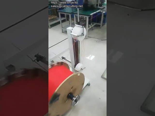 Automatic Wire Spool Bobbin Cable Drum Unwinder Wire Coil Prefeeder Feeding Machine