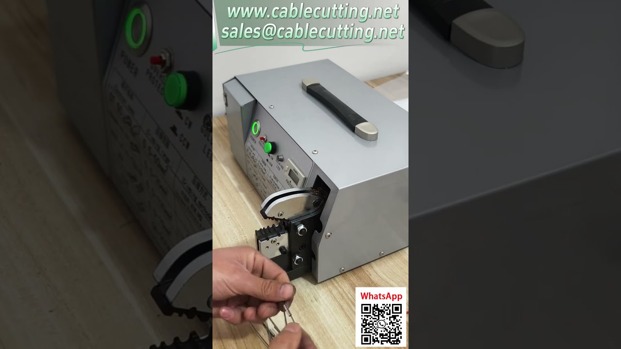 【EM 50B2電動壓接機】壓接70平方端子  3.7噸力 鐵絲壓接實操