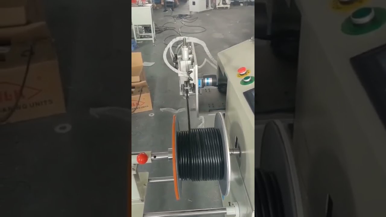 Wire and Electric Cable Meter Counting, Traversing, Cutting & Winding Machine