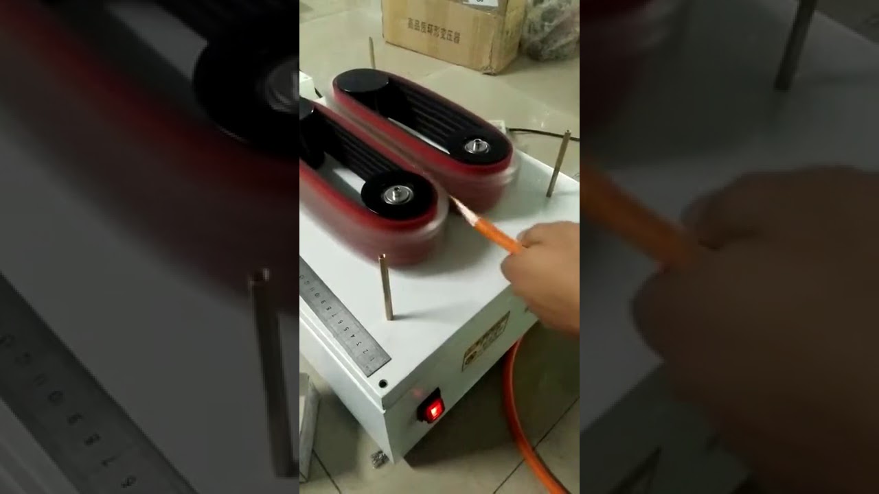 shielding cable brushing machine