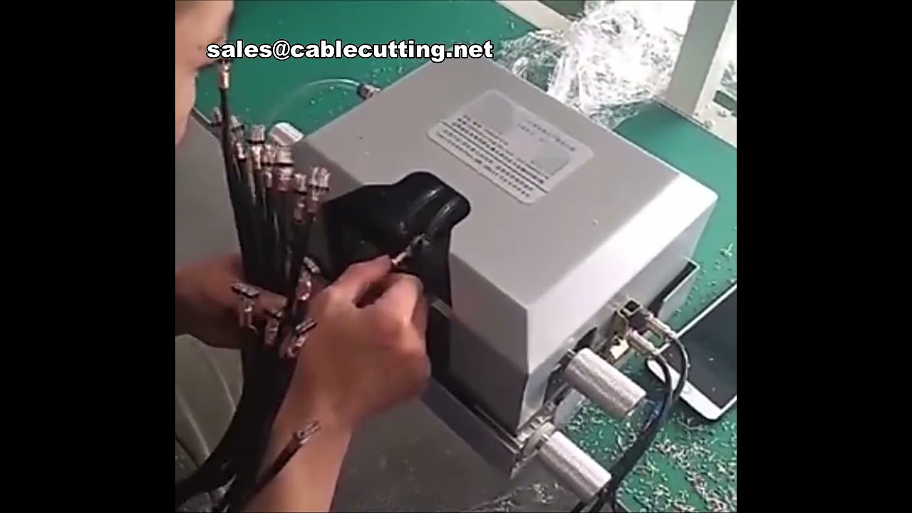 Multi-Core Wire Double Parallel Stripping Machine for Cable Tail Processing