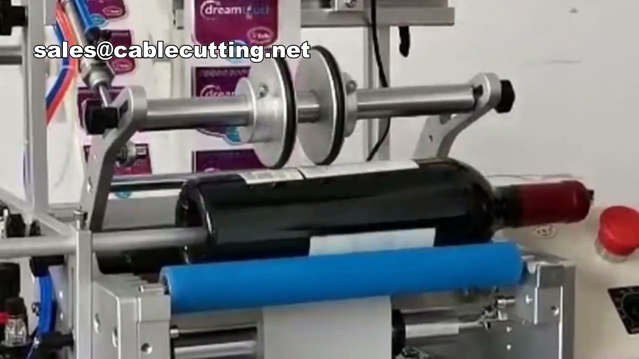 Automatic Round Bottle Labeling Machine for Front & Back Double Labels