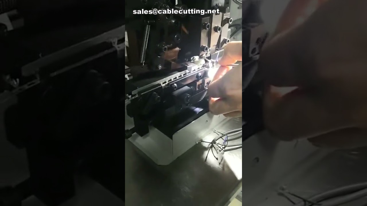 Automatic Wire Stripper and Crimper Machine for Terminal Processing