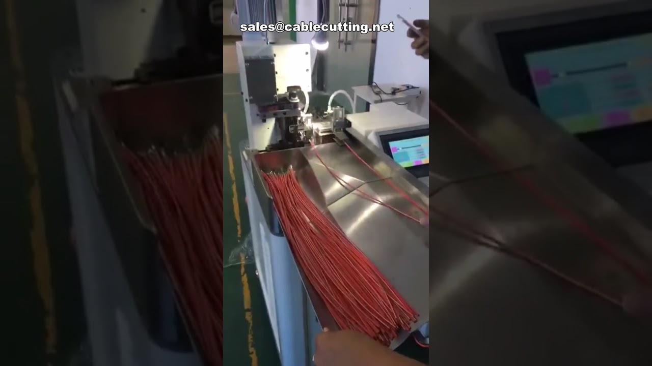 Fully Automatic Terminal Pressing and Crimping Machine | Auto Cut Strip and Crimp Machine