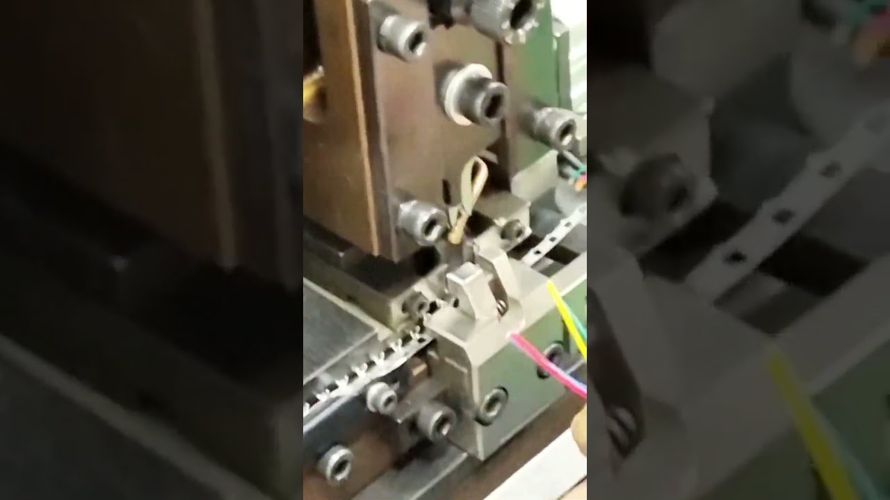 Continuous Strip Terminal Machine - Horizontal Wire Processing Automation