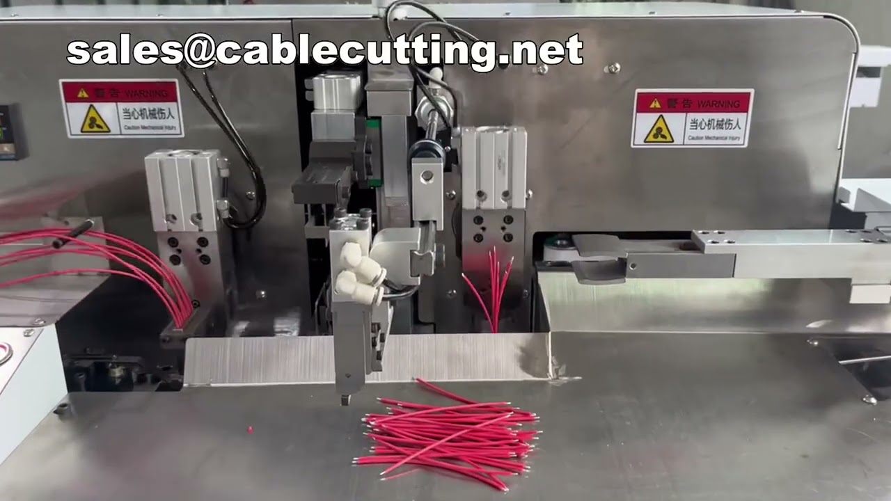 Dual-Head Dip Tinning Machine for 8 Silicone Wires for Increased Output