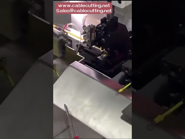 Automatic Custom ring round spade flag pin insulated terminal Applicator crimping terminal machine