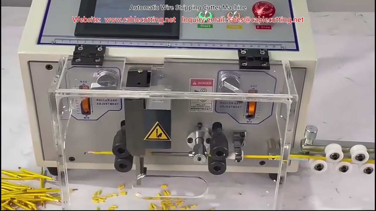 Automatic Wire Stripping and Cutting Machine