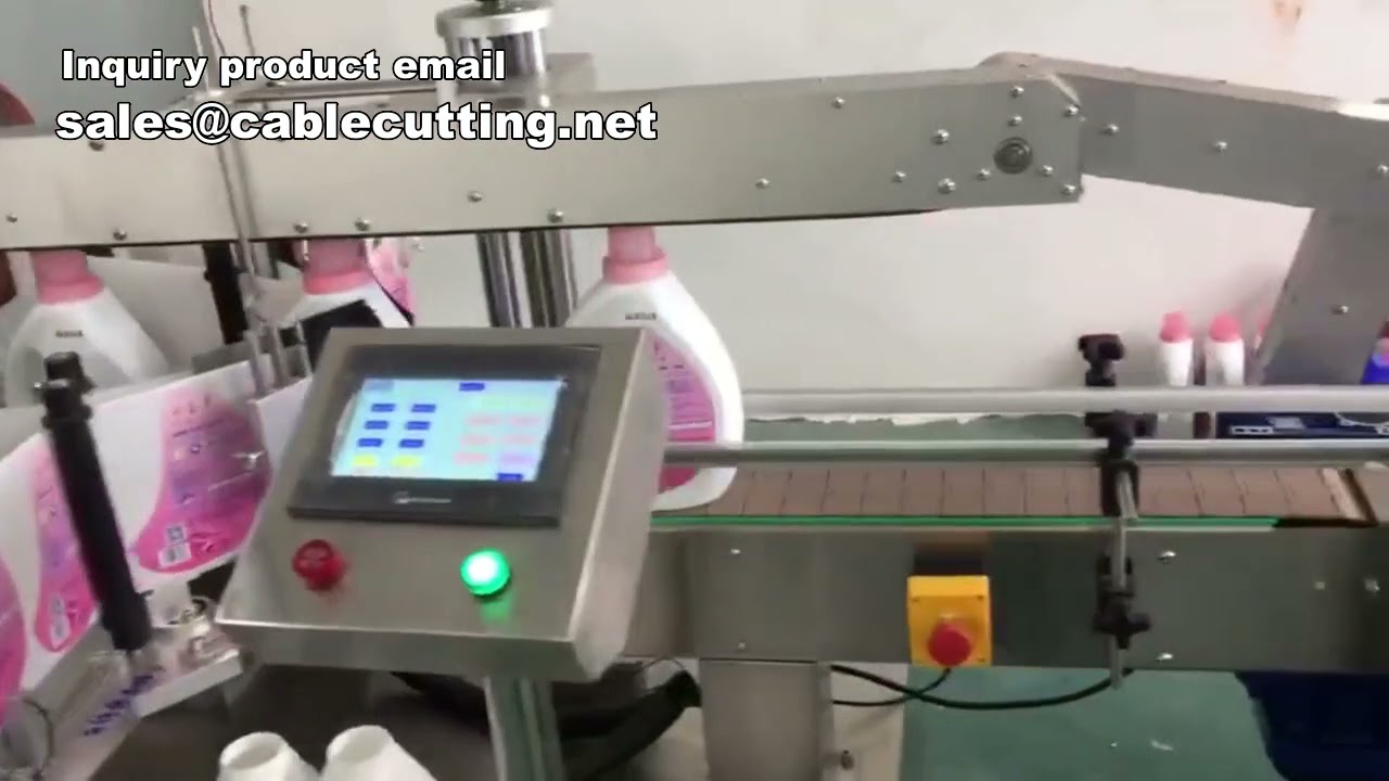 Aluminum Can Labeling Machine, Manual Square Bottle Labeler For Sale