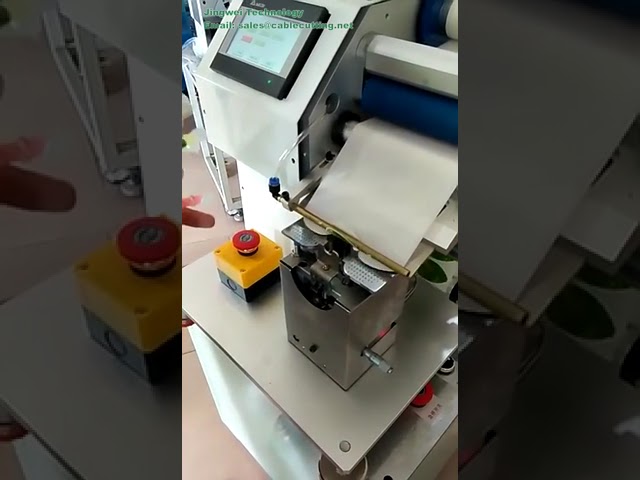 Semi-Auto Folding Labeling Machine | Wire Labeling Machine