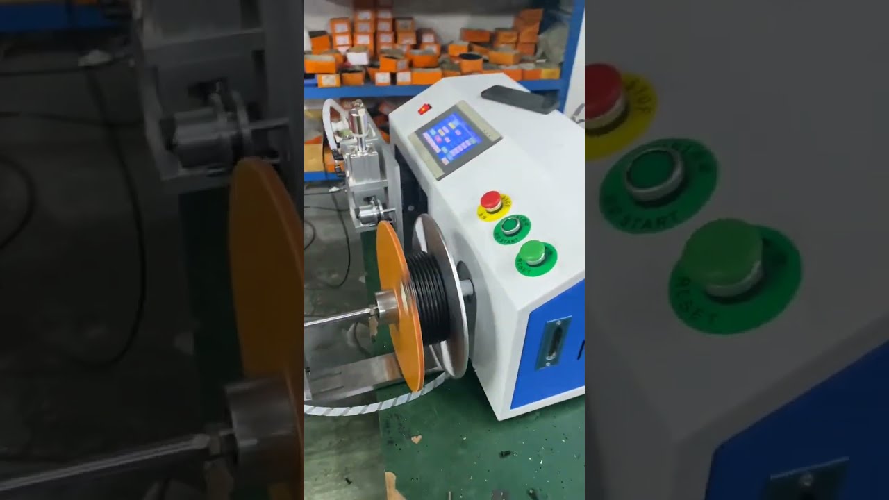 Automatic Wire Meter Counting, Sorting, Cutting & Coiling Machine for 1mm-8mm Diameter