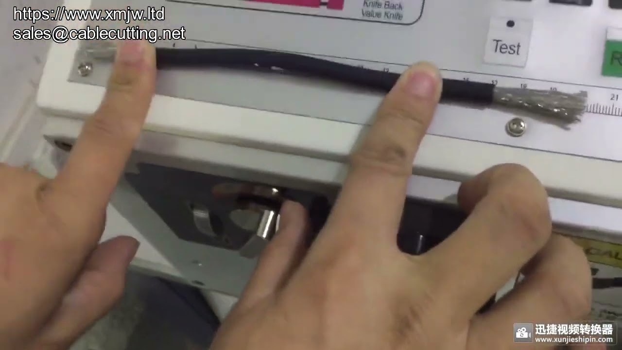 10-sqmm Single Electronic Cable Automatic Cutting and Stripping Machine