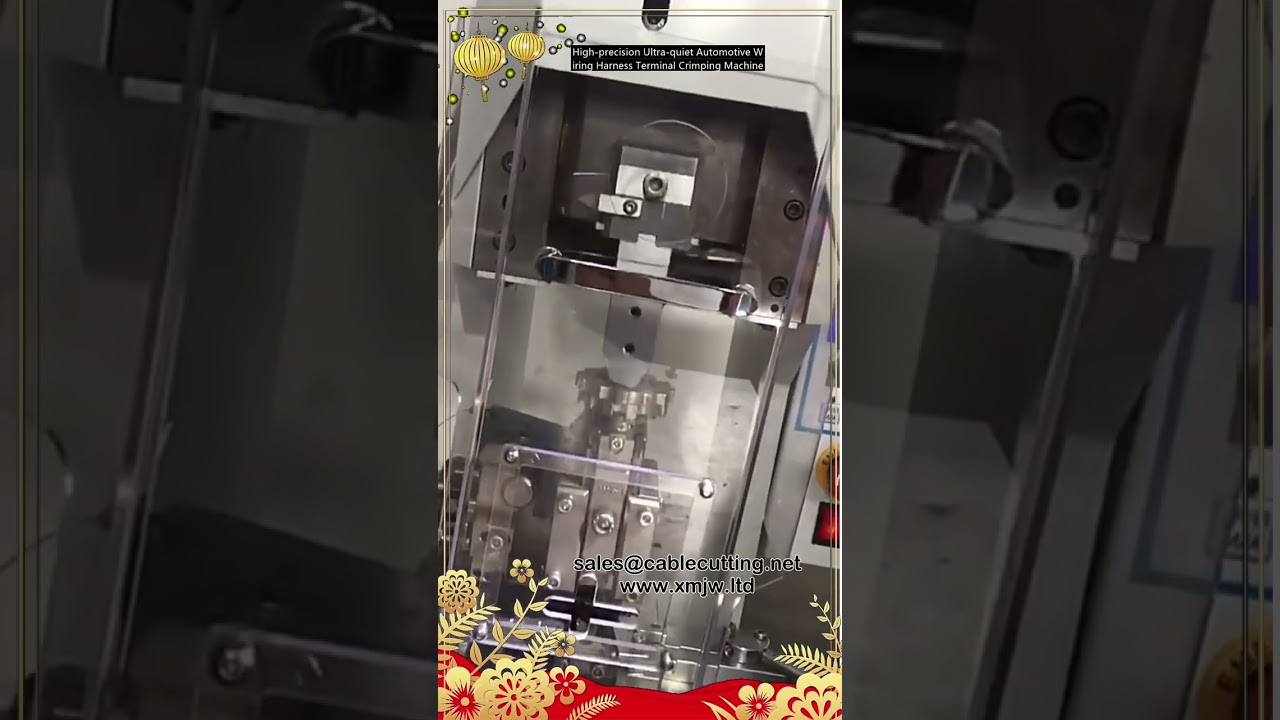 High precision Ultra quiet Automotive Wiring Harness Terminal Crimping Machine