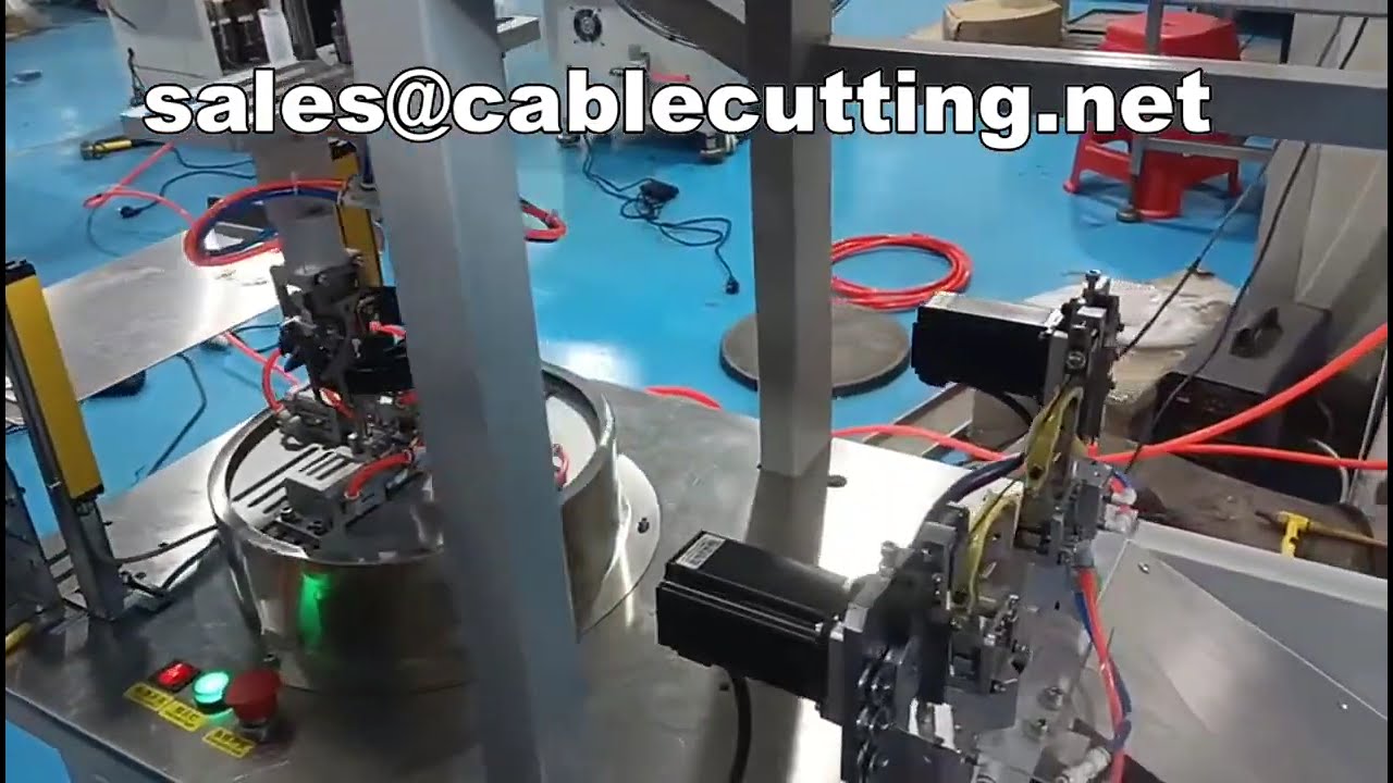 Automatic Cable Tying Machine for VGA Cables Round Double Tie  Setup OK