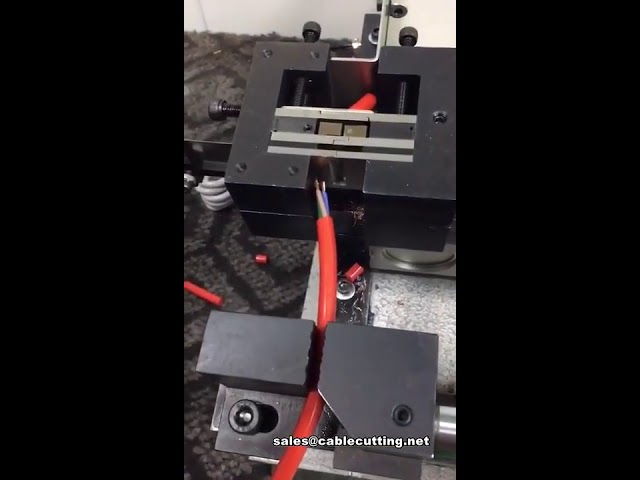 pneumatic sheath cable stripping machine, Jacket cable stripper