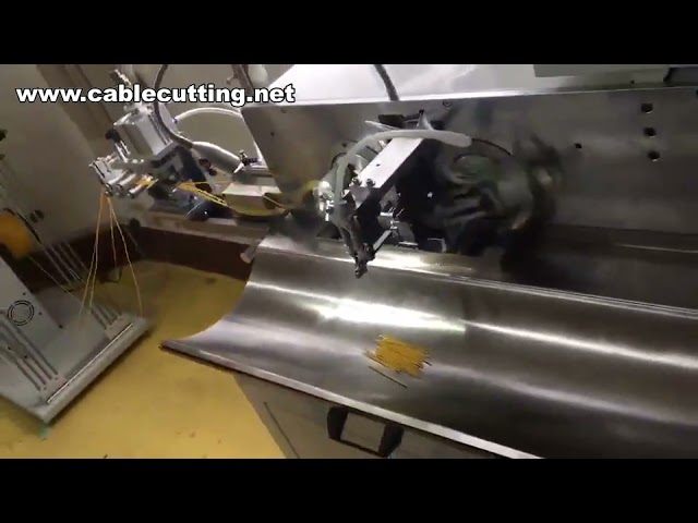 Fully Automatic Wire Cut Strip Twisting Tinning and Crimping Machine