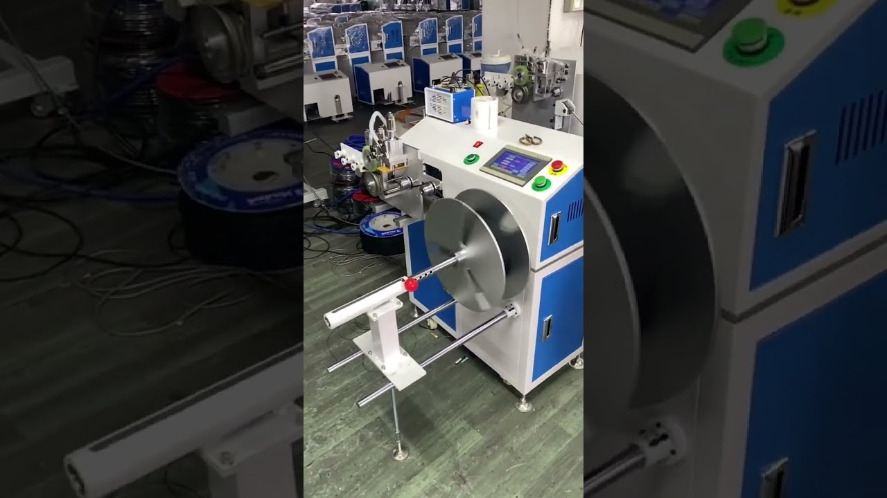 60  Precise Metering & Coiling of 6mm Nylon Ropes with Automatic Heat Cutting & Tying