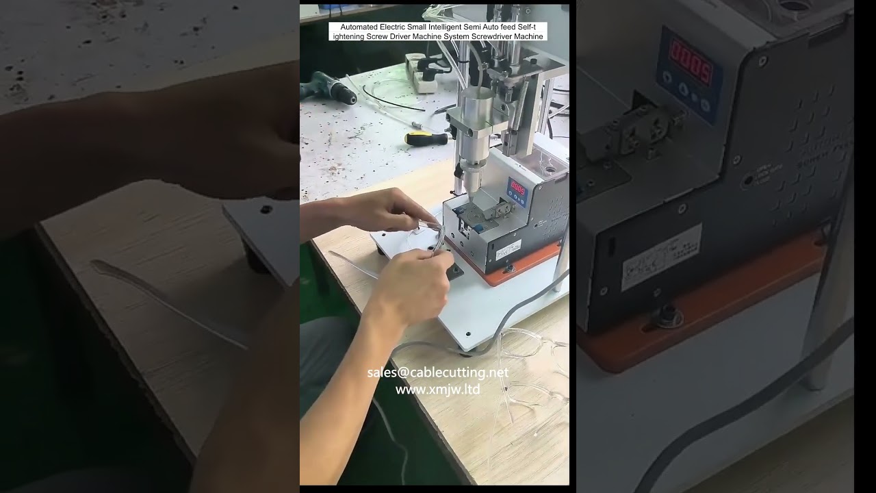 Automated Electric Small Intelligent Semi-Auto Feed Self-Tightening Screwdriver Machine System