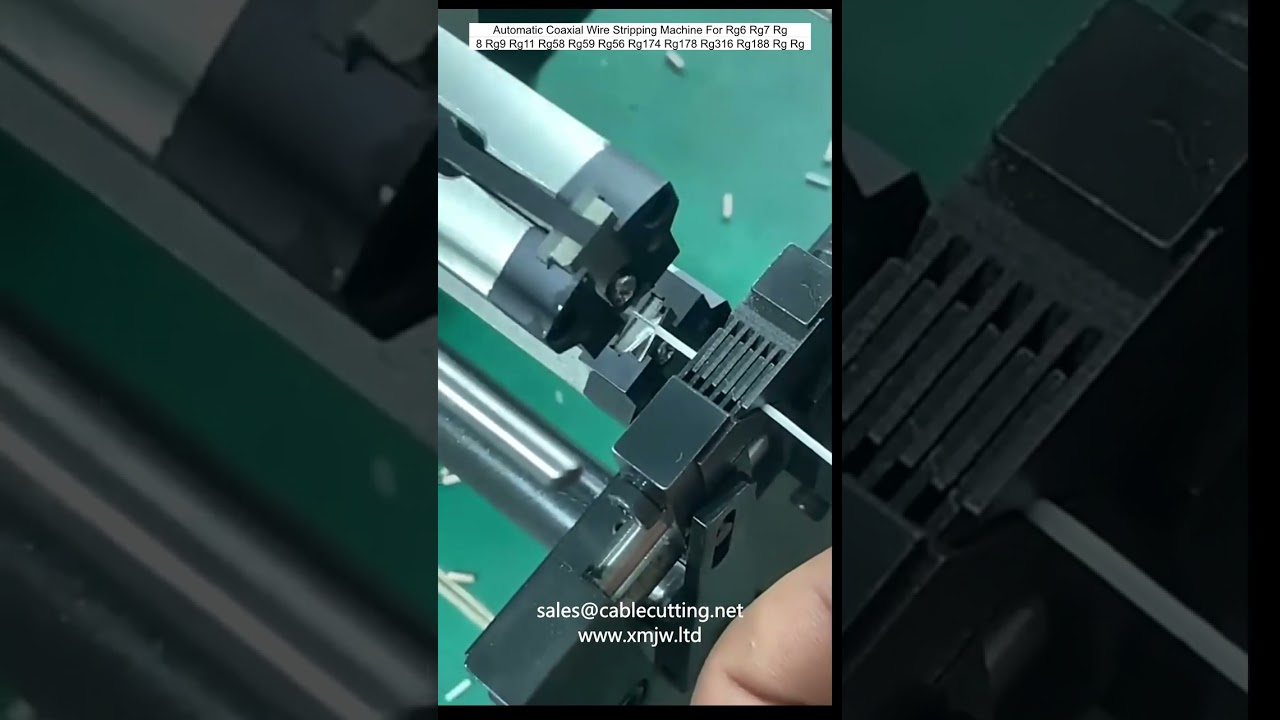 Automatic Coaxial Wire Stripping Machine For Rg6 Rg7 Rg8 Rg9 Rg11 Rg58 Rg59 Rg56 Rg174 Rg178 Rg316