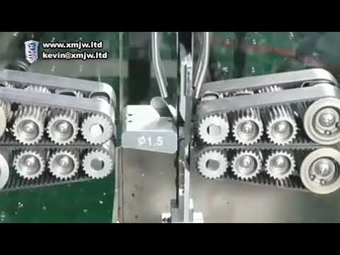 Fully automatic motor driven coaxial wire cutting peeling machine flexible coaxial wire peeling