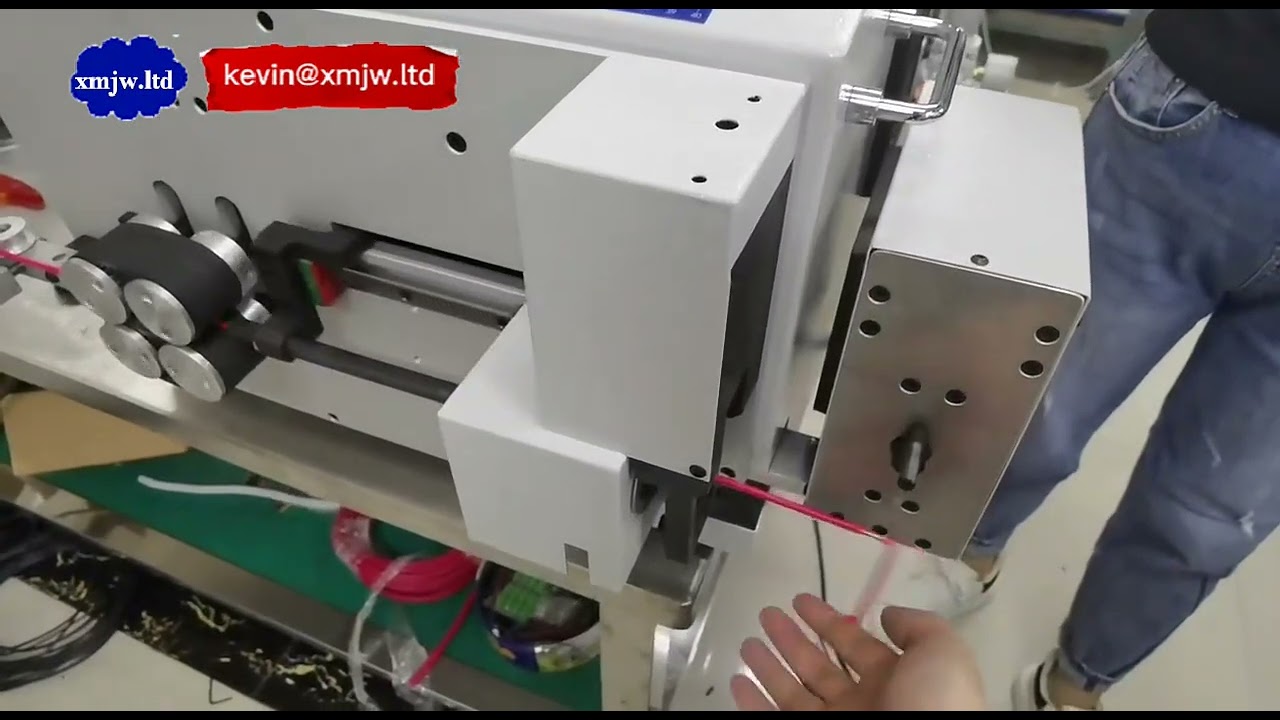 Touch Screen Automatic Wire Cut Strip Bend Machine for Electronics