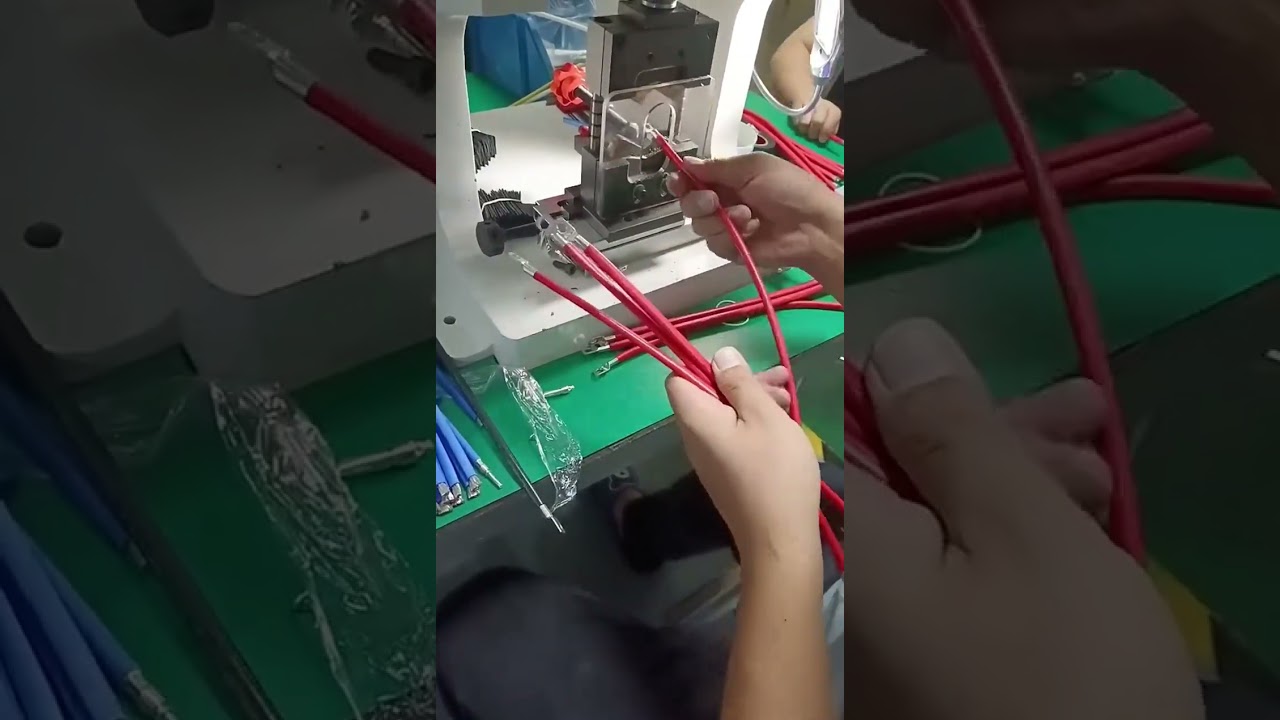 Hydraulic Terminal Machine Crimping Copper Lug Terminals Real Shot Video, Went to Customers