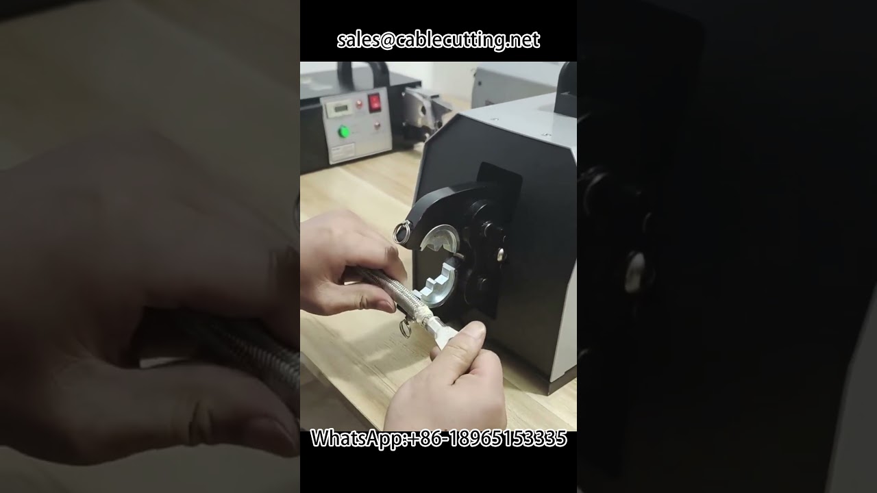 Pneumatic Crimping Pliers for Hexagonal Copper Cable Lugs