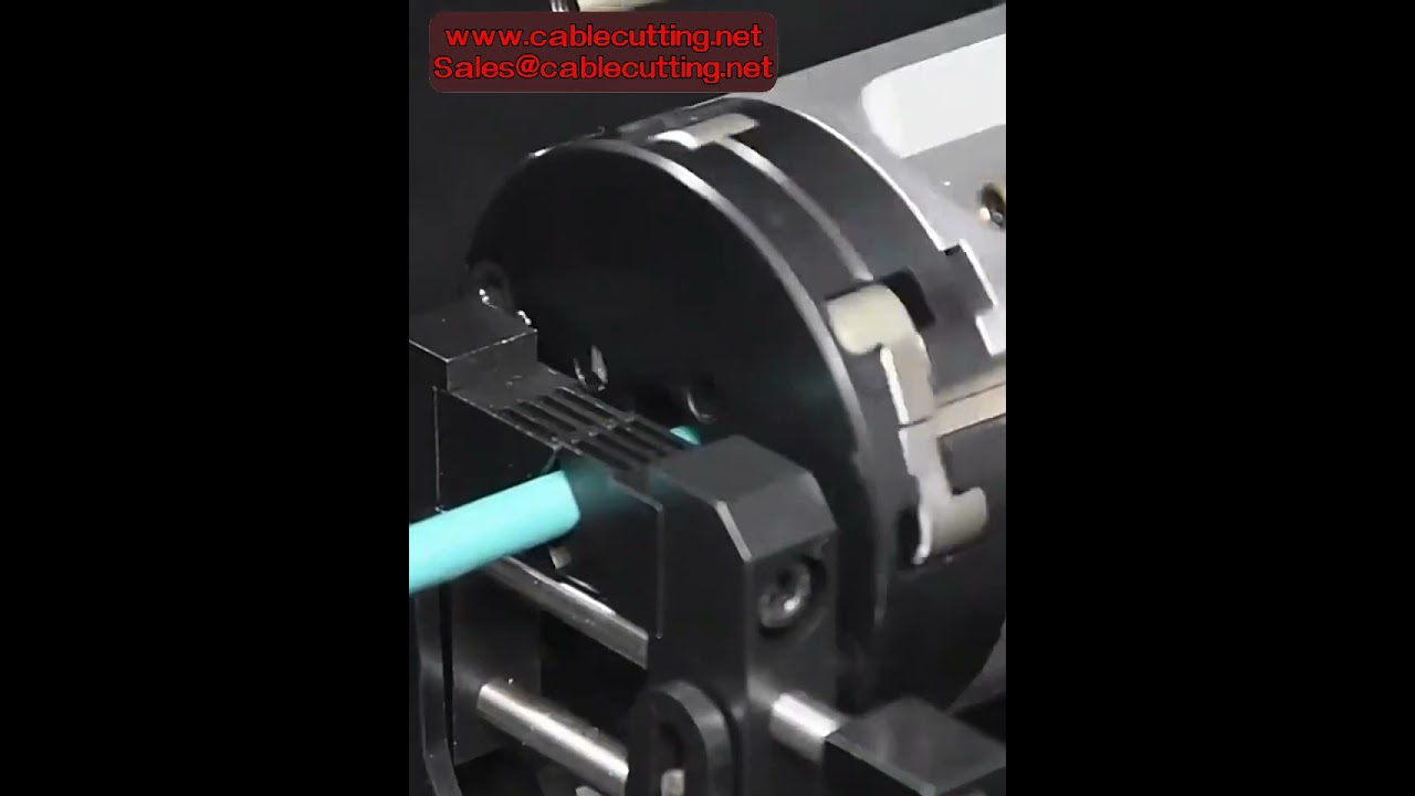 3mm 15mm RG59 Coaxial Cable Stripping Machine Automatic Rotary Cable Stripper