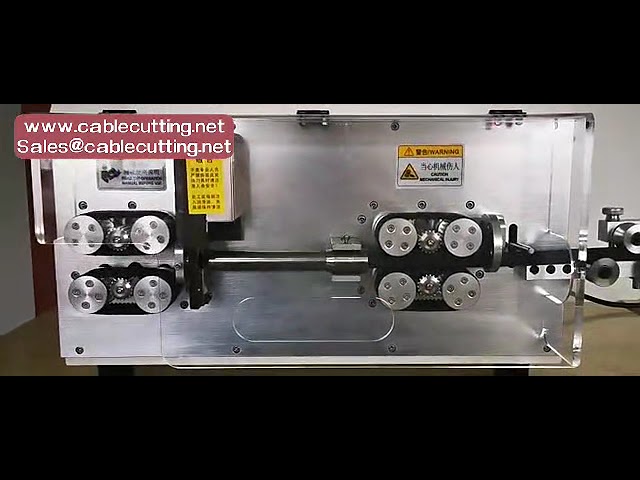 High-Efficient 70-sqmm Large Square Cable Wire Cutting Stripping Machine