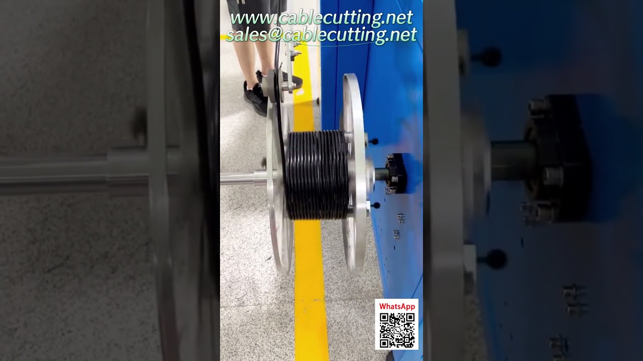 High-Efficiency Automatic Cable Spooler with Precision Traversing & Cutting