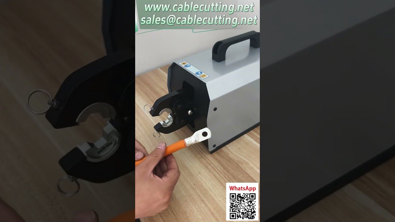 120L Hydraulic Crimping Machine for 70mm² Hexagonal Terminals, Quick Die Change, Automatic Cylinder