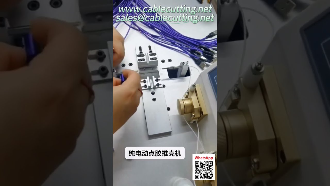 Automatic Wire Cutting and Stripping Machine with USB Port