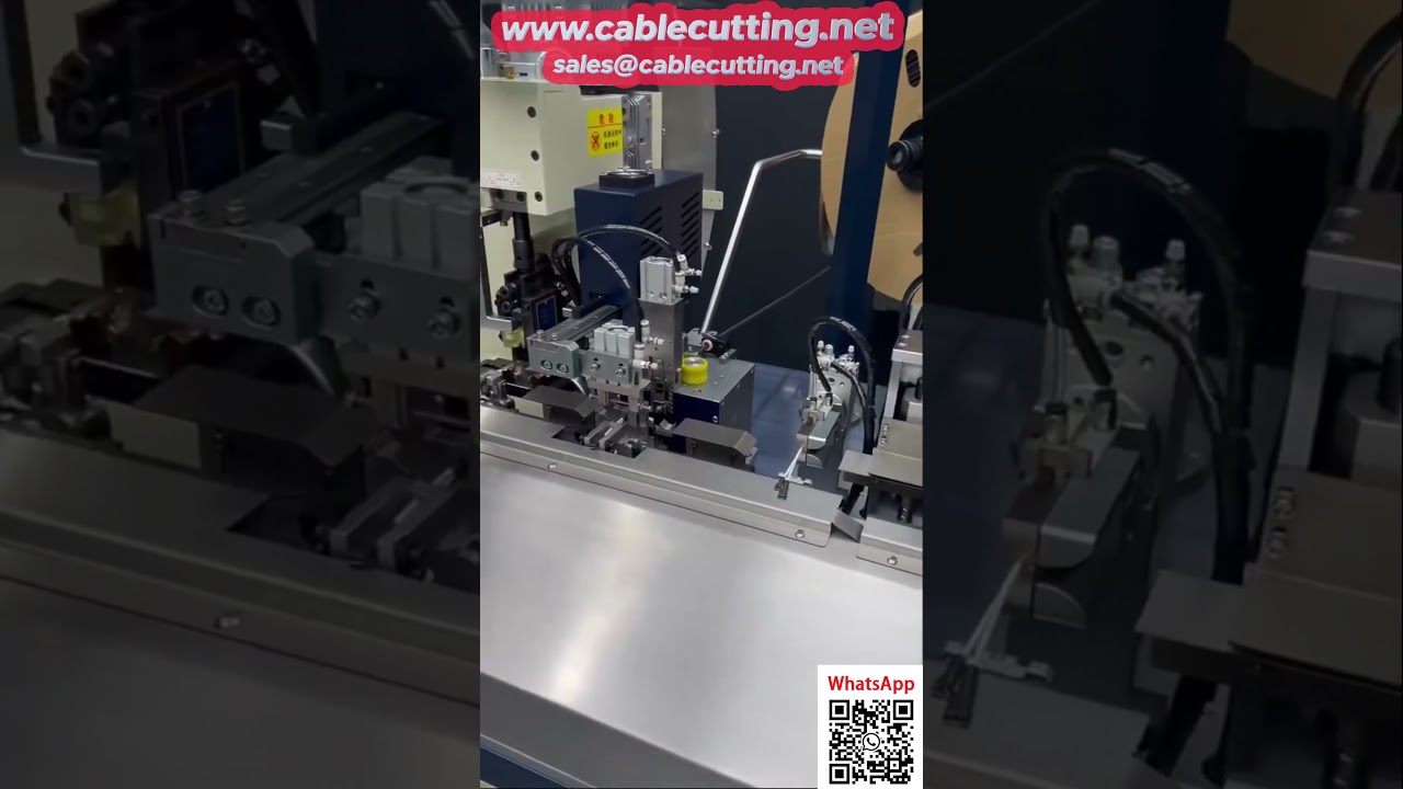 Automatic All-in-One Heat Shrink Tube Crimping and Drying Machine