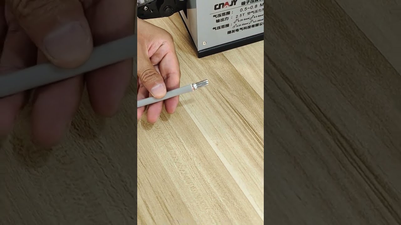 Custom Crimp Shapes Pneumatic Terminal Crimping Machine Solutions #machine #factory