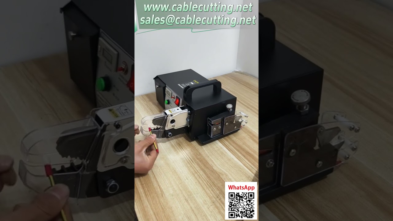 Terminal Crimping Machine - Integrated Crimping, Cutting, Stripping