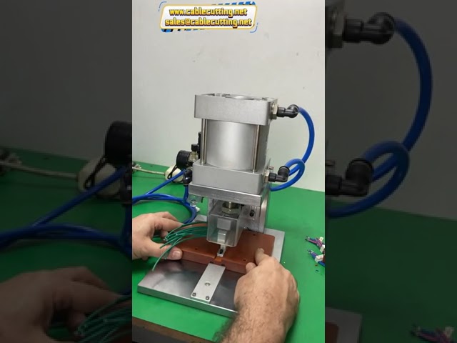 Pneumatic IDC Connector Crimping Machine for Factory Automation