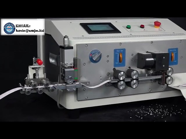 Ribbon Cable 2 to 12 Pin Flat Wire Stripping Machine for Cable Manufacturing High Speed 850W FFC Wir