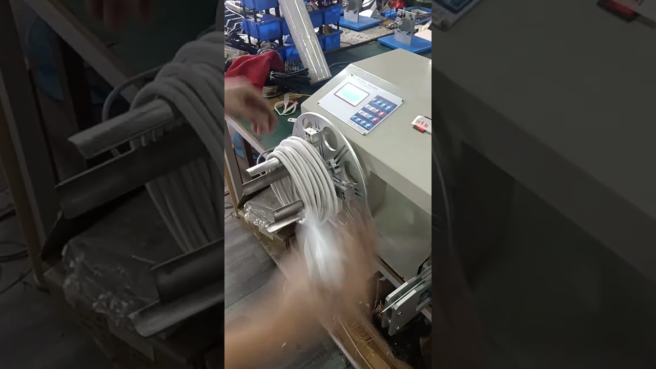 Versatile Wire Winding & Tying Machine Handles Figure 8 & Round Coils for Wire Harness Processing