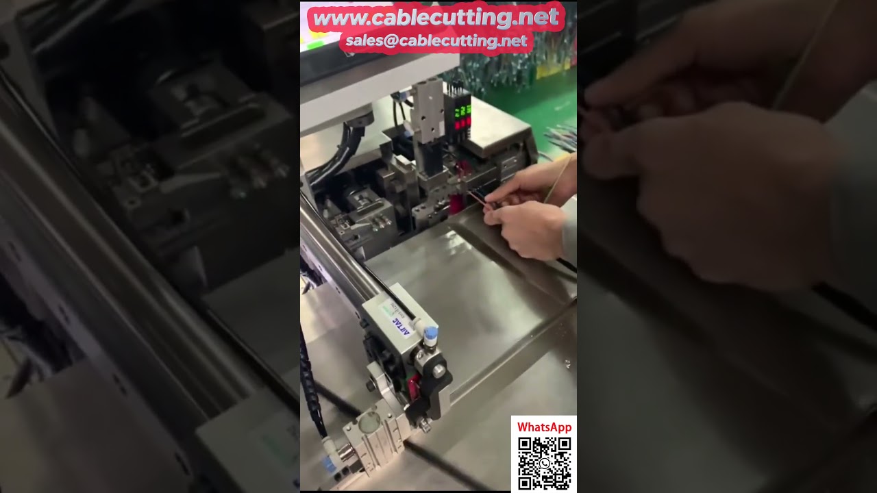 Máquina de crimpado para cable con cubierta 4 núcleospersonalizable