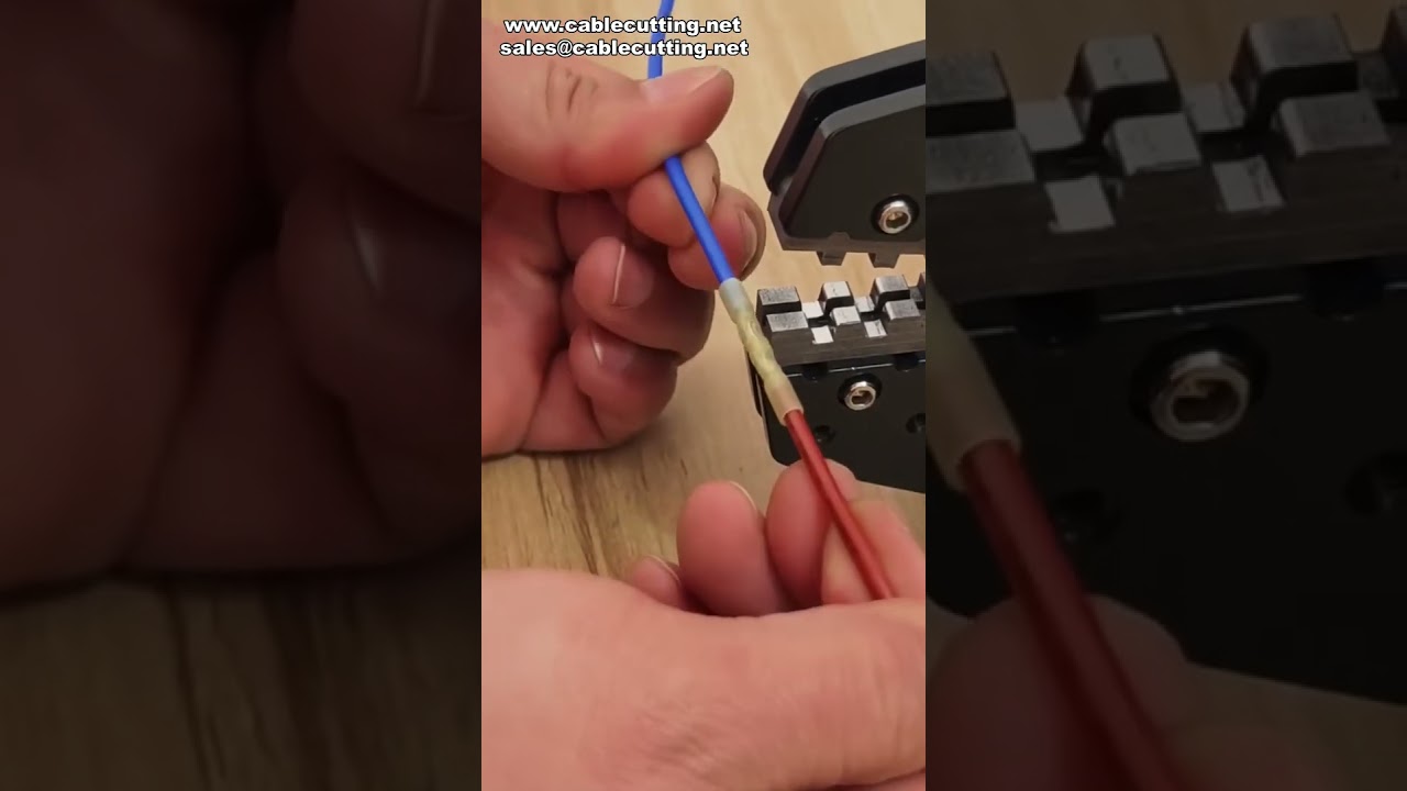 Pneumatic Crimping Machine Heat Shrink Waterproof Terminal Crimping Test