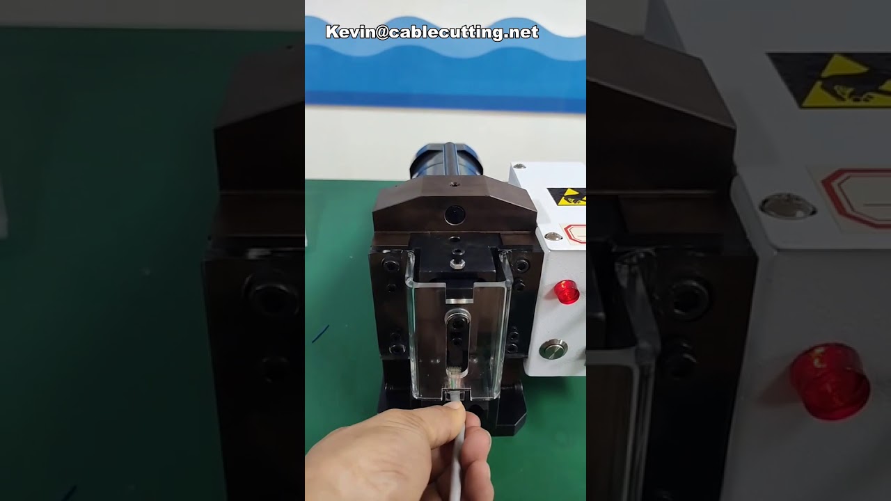 Mini Plug Cat6 Cat5 Rg45 Metal 8 Pin Ethernet Rj45 Connector Automatic Crimping Machine