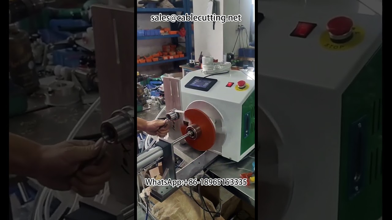 #automatic metre sorting and cutting winding machine #wire winding machine #array winding machine