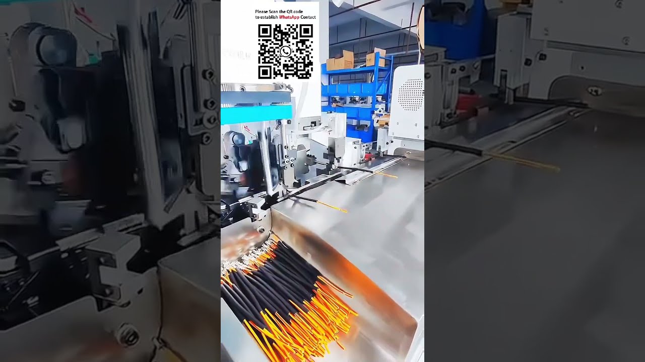 Automatic Single-End Terminal Crimping Machine with Sleeve-Tube Insertion