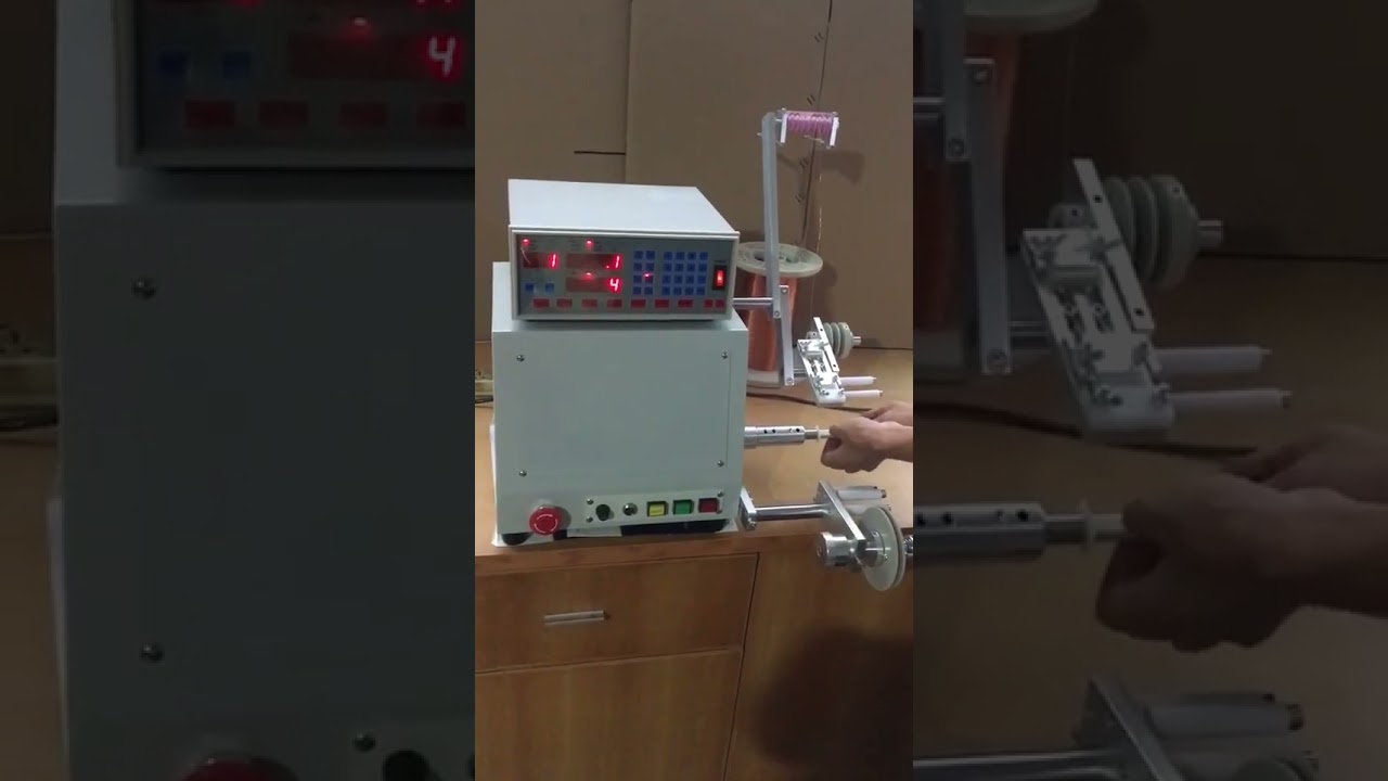 Computer Automatic Coil Winding Machine with Tensioner for 0.03-1.2mm Wire Cable Winder LY-810 400W