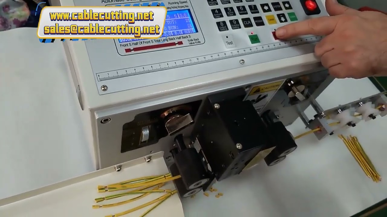 Wire Cutting and Stripping Machine for Cable Harness up to 4mm²